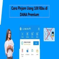 Cara Pinjam Uang 100 Ribu di DANA Premium Tanpa KTP, Praktis dan Langsung Masuk