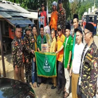 GP Ansor Purwakarta Salurkan Bantuan untuk Warga Terdampak Pergerakan Tanah di Pasirmunjul
