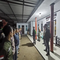 Aparat Gabungan di Kasomalang Konsisten Lakukan Patroli Penertiban Jam Malam Pelajar