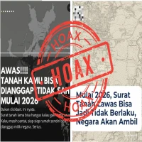 HOAX Tanah Tak Bersertipikat Diambil Negara, Dirjen PHPT: Negara Hadir untuk Melindungi Masyarakat