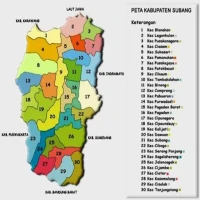 Letak Geografis Kabupaten Subang: Antara Dataran Rendah dan Pegunungan