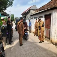 Pemcam Pagaden Tinjau Langsung Proyek Desa Agar Tepat Sasaran