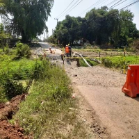 Dinas PUPR Bangun Jembatan Lapang Baru