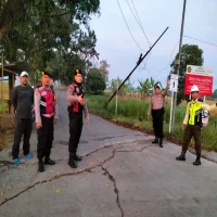 Polisi Masih Berjaga di Sumur Gas Pertamina Cidahu Subang, Cegah Warga Mendekat ke Lokasi Ledakan
