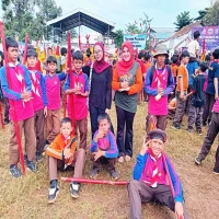 SDN Sompi Subang Semarakkan Kemah Pramuka Kwartir ke-53