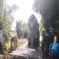 Pemdes Mekarwangi di Subang Lanjutkan Pembangunan Cor Beton Kp. Gondang