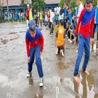 Semarak Agustusan Masih Terus Digelar Masyarakat, Kali Ini di SMPN 2 Jalancagak Subang