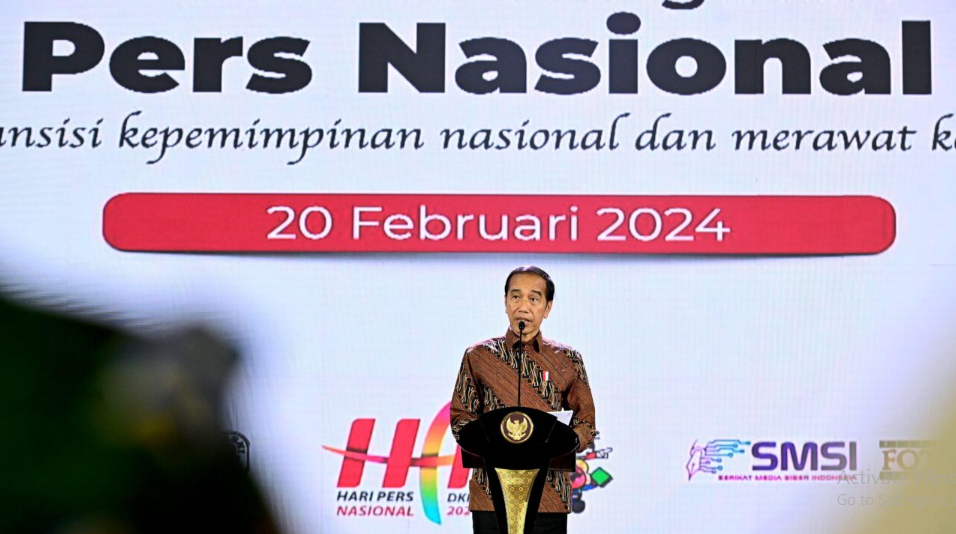 Presiden Jokowi Hadiri Puncak Peringatan Hari Pers Nasional Tahun 2024