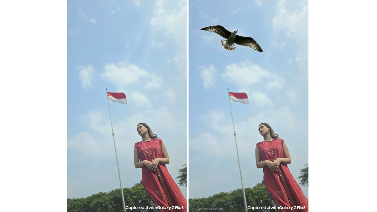 Keren! Inilah Hasil Foto 50MP Galaxy Z Flip6 untuk Konten HUT RI