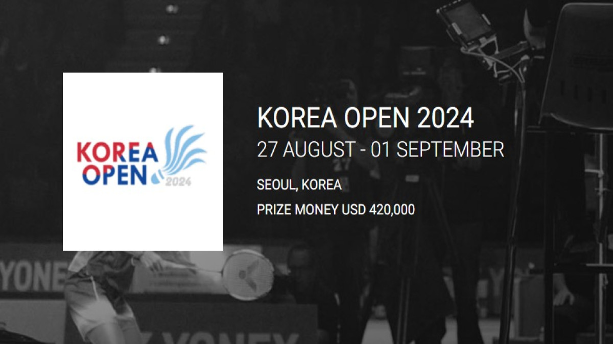 Korea Open 2024. (Sumber Gambar: Screenshot via BWF Fansite)