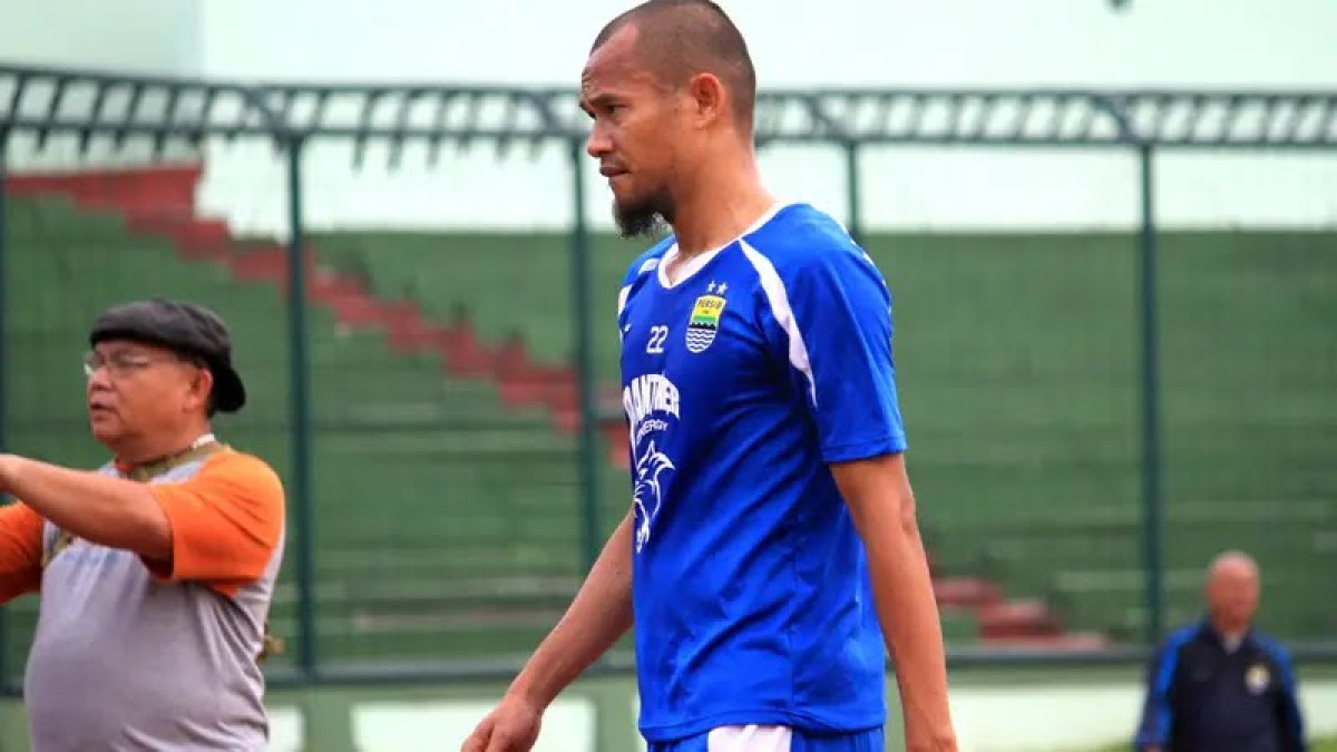 Bek Persib Bandung Supardi Nasir. Sumber (Liputan6.com/Kukuh Saokani)