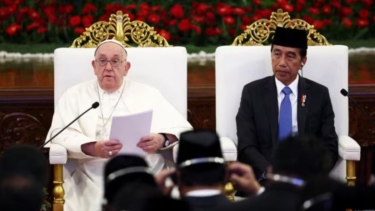 Paus Fransiskus Beri Pesan tentang Akibat Penyalahgunaan Kekuasaan. (SUMBER FOTO:  REUTERS/Guglielmo Mangiapane)