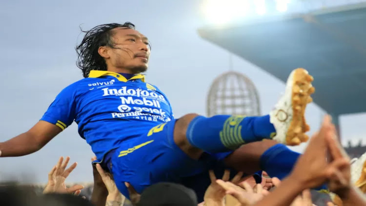 Gelandang Persib Bandung, Hariono usai laga terakhir bersama Persib. Sumber (Ayobandung.com/Kavin Faza)