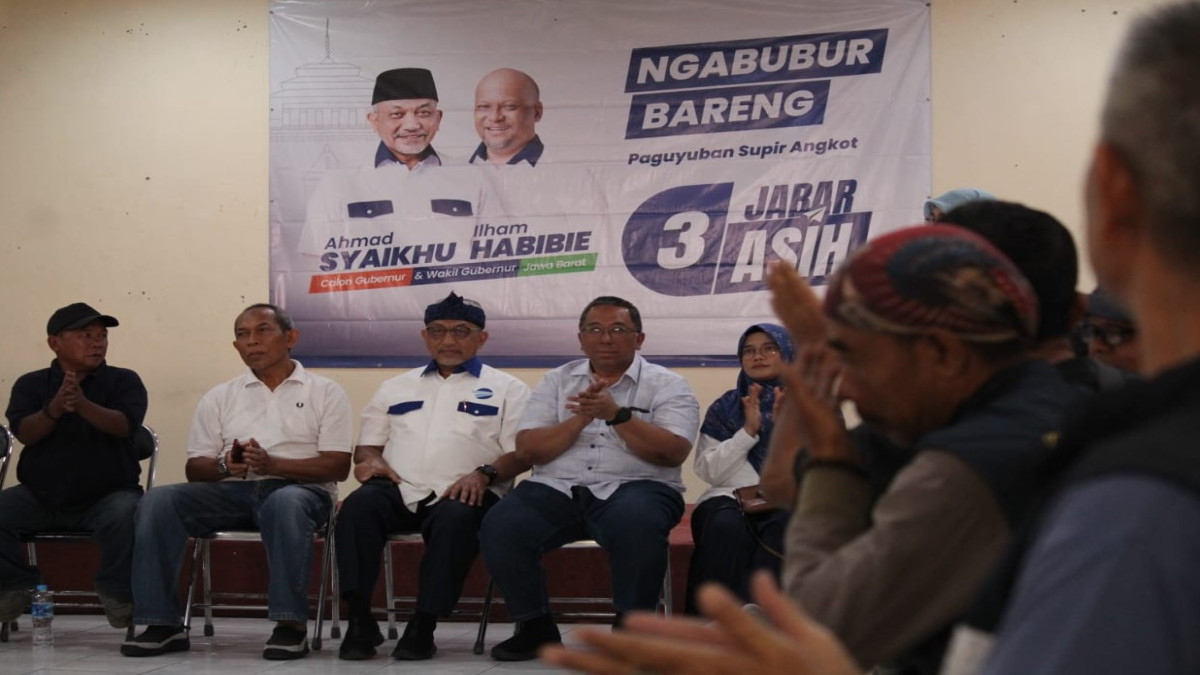 Ngabubur Bareng Sopir Angkot di Antapani, Syaikhu dan Haru Sampaikan Solusi Masalah Transportasi Publik.ot di Antapani