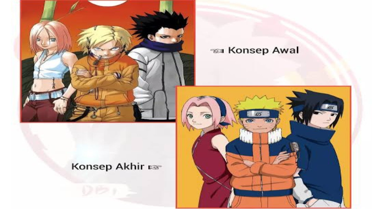 Fans Naruto Udah Pada Tau Belum?Ternyata Gini Lho Konsep Awal Anime Naruto