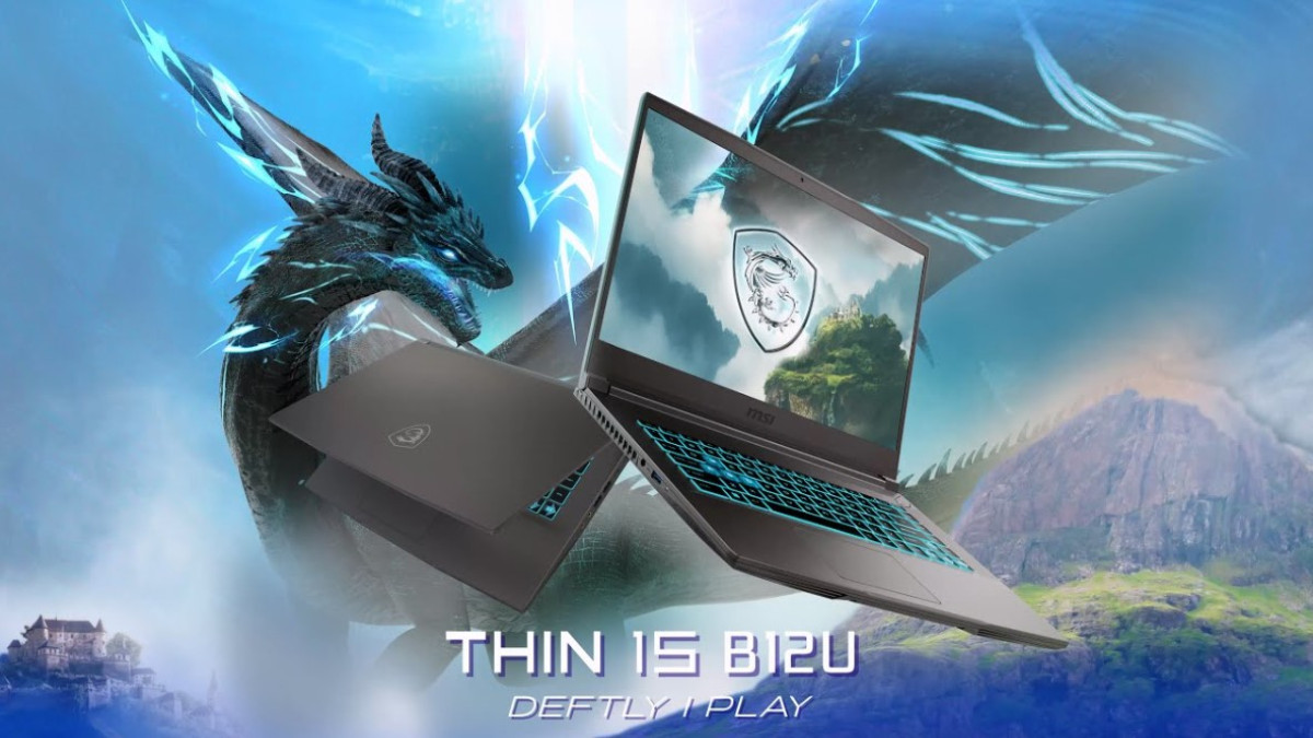 MSI Thin 15 B12UC-2405ID: Laptop Gaming Ringkas dengan Performa Andal