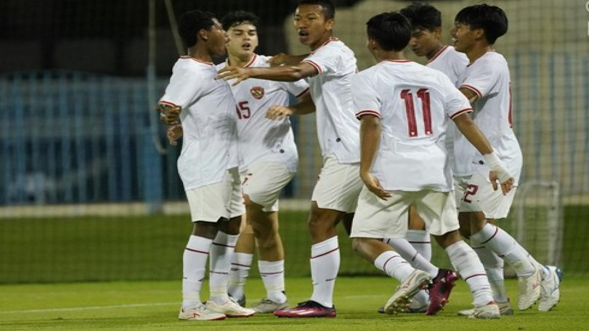 Timnas Indonesia U-17 menjalani latihan dan uji tanding di Qatar sebelum berlaga dalam Kualifikasi Piala Asia U-17 di Kuwait. (dok. PSSI)