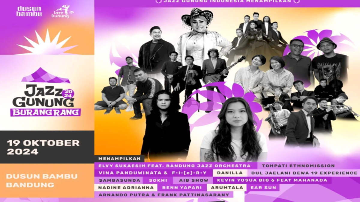 Harga Tiket dan Lineup Festival Musik Jazz Gunung Burangrang 2024