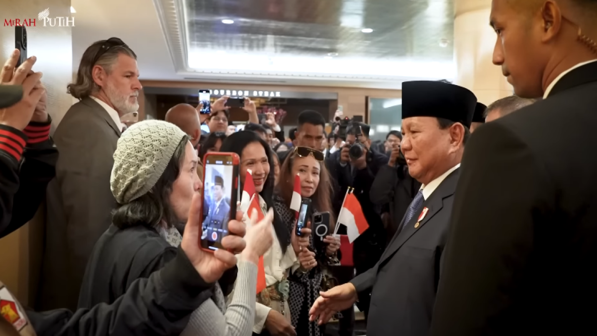 Presiden Prabowo Disambut Hangat Masyarakat Indonesia di Washington DC