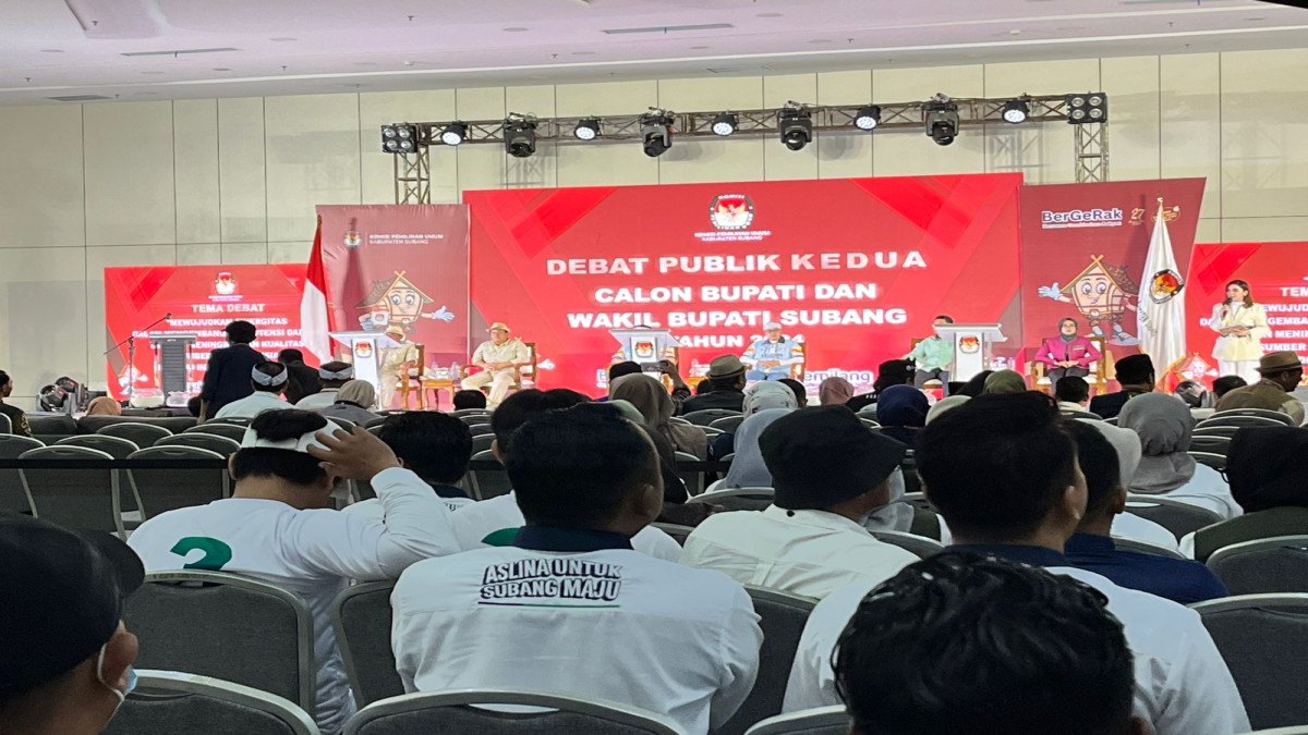 Debat kedua pilkada subang