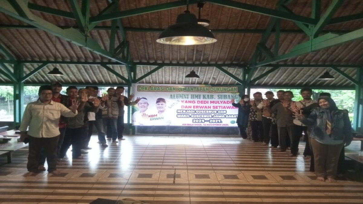 Alumni HMI Kabupaten SubangDeklarasi Dukung KDM-Erwan untuk Gubernur dan Wakil Gubernur Jabar