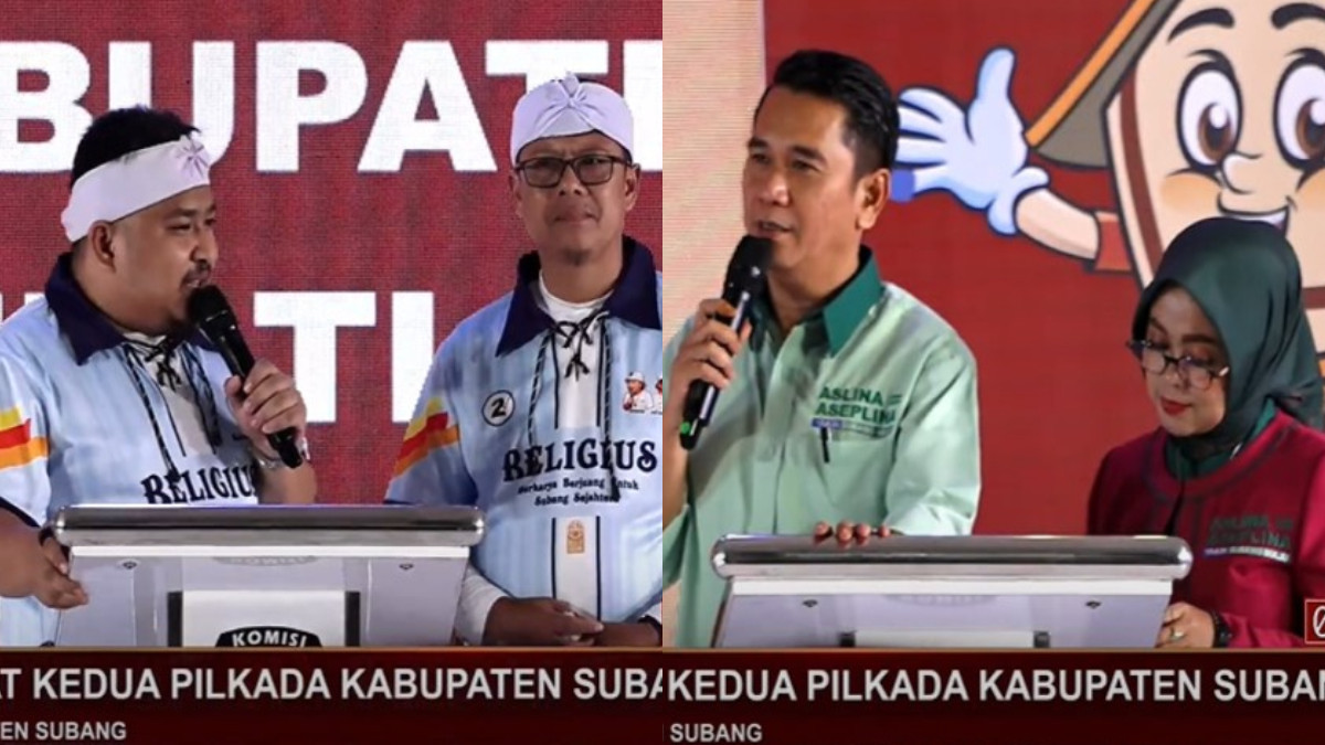 Debat Pilkada Subang 2024: Paslon ASLINA Tanggapi Pertanyaan Religius Soal Galian C Ilegal