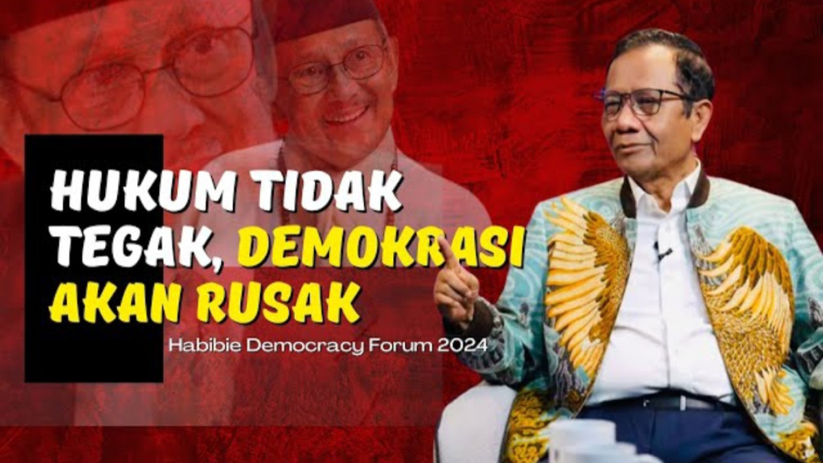 Podcast Prof. Mahfud MD: "Hukum Tidak Tegak, Demokrasi Rusak" (Sumber Foto Youtube Mahfud MD Official)