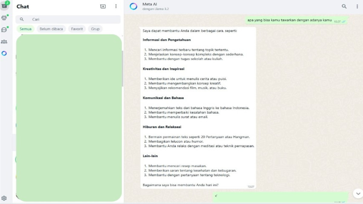 Cara Mengaktifkan Fitur Meta AI di WhatsApp dengan Mudah