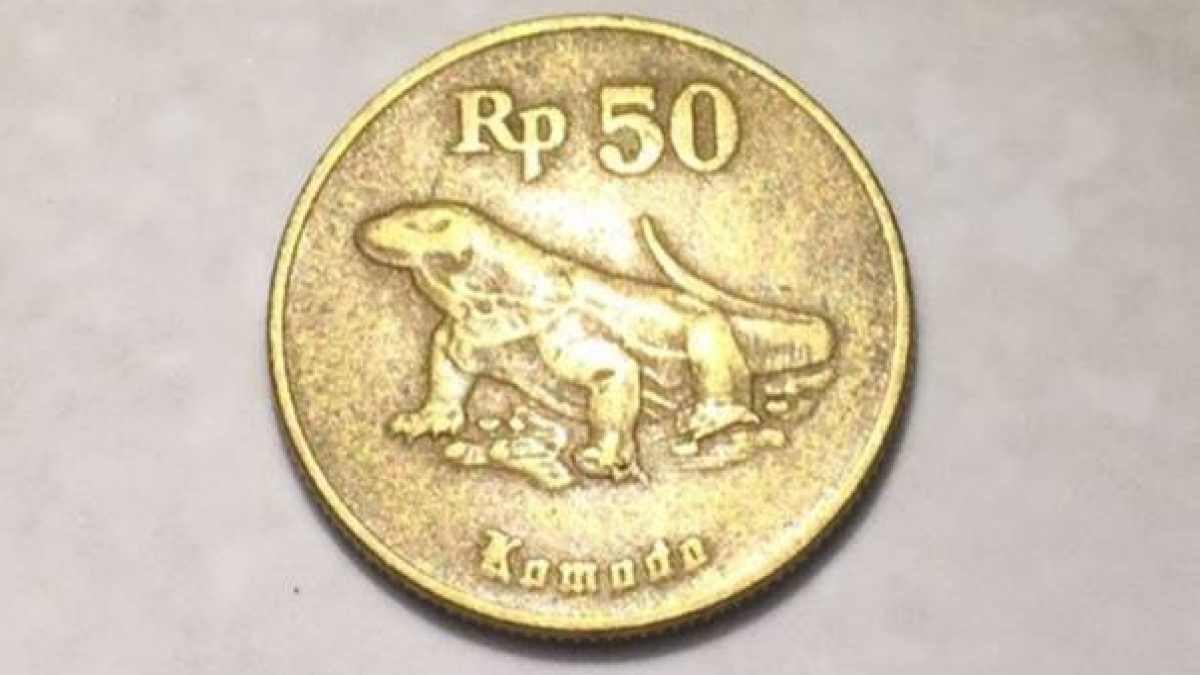 fakta harga Uang Koin 50 Bergambar Komodo