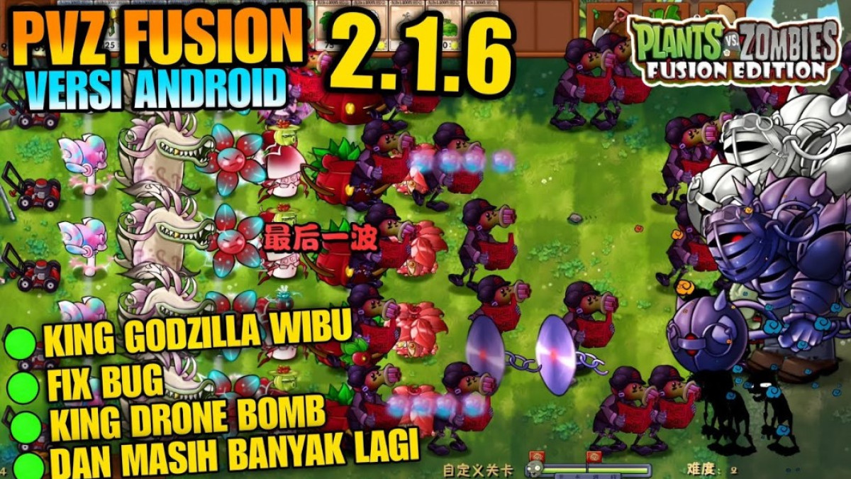 Download Plants vs Zombies Fusion Versi 2.1.6 untuk Android: Fitur dan Pembaruan Terbaru