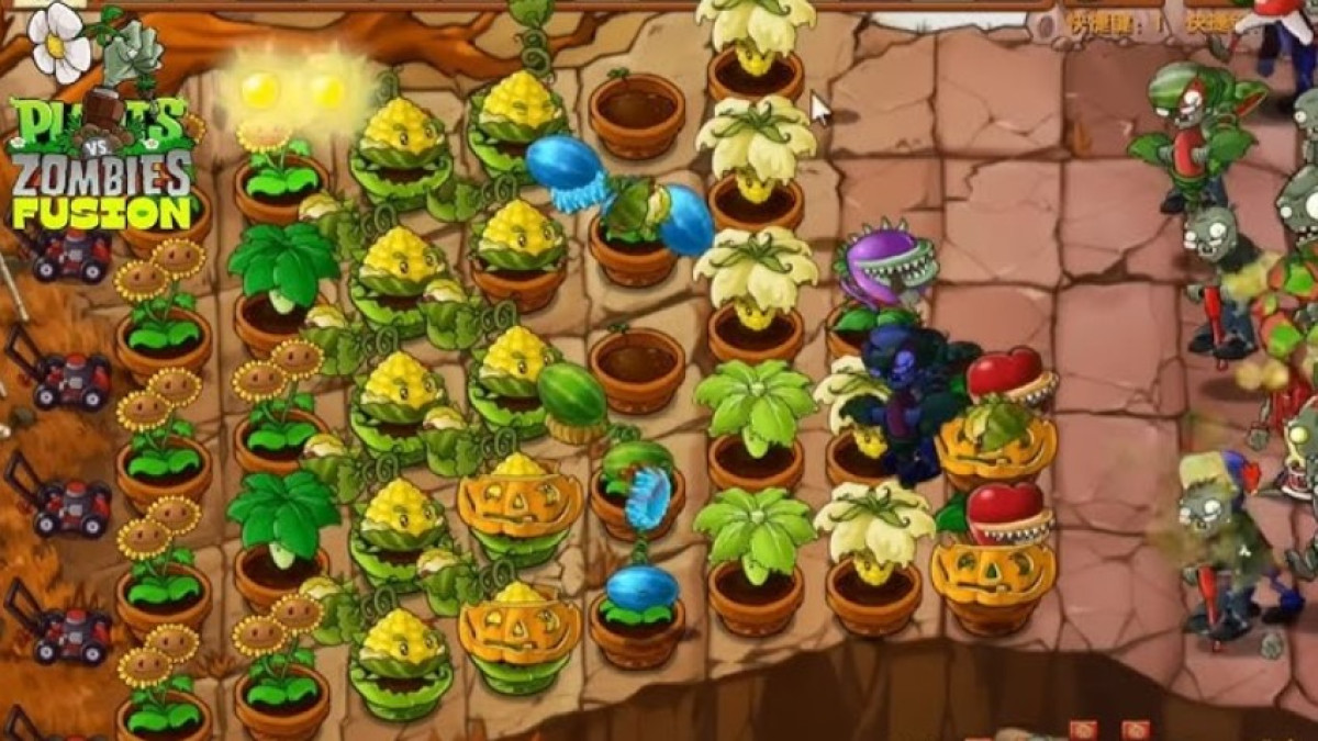 Update Bocoran Plants vs Zombies Fusion 2.1.7: Fusion Magnet Cherrri dan Stage Malam Hari Atap