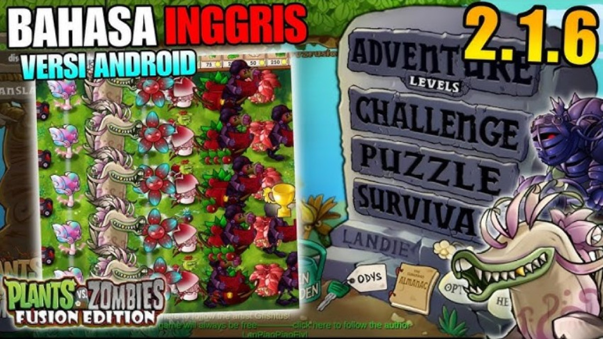 Download PVZ Fusion 2.1.6 English Version: Pengalaman Bermain Plants vs Zombies yang Lebih Seru!