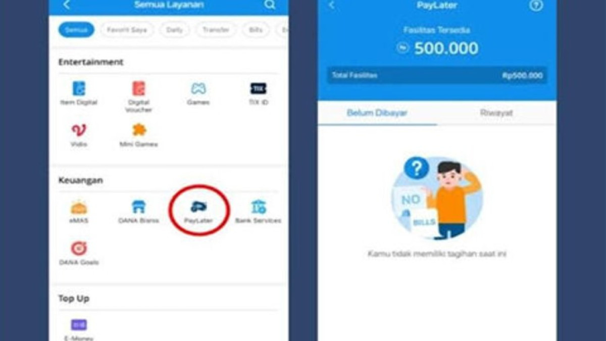 Cara Memunculkan Menu DANA Paylater: Panduan Lengkap