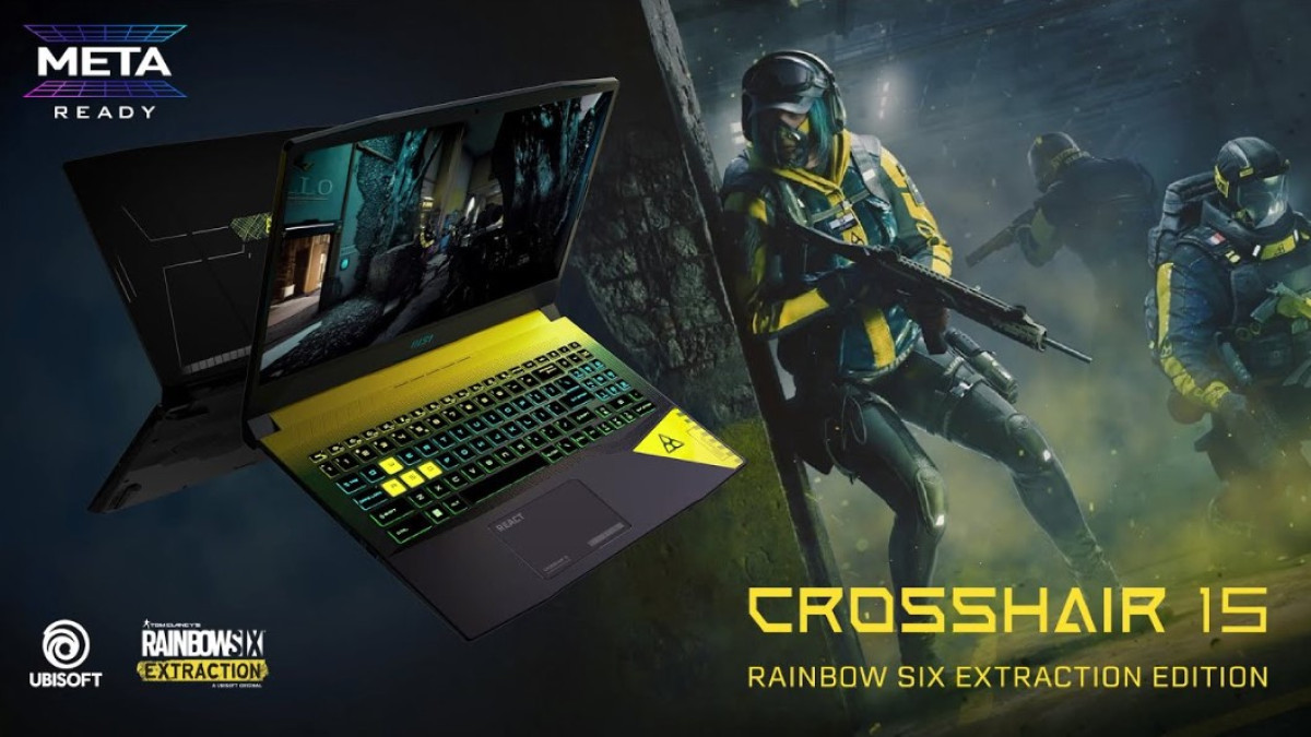 MSI Crosshair 15 Rainbow Six Extraction Edition: Laptop Gaming Performa Tinggi untuk Pengalaman Tak Terlupakan