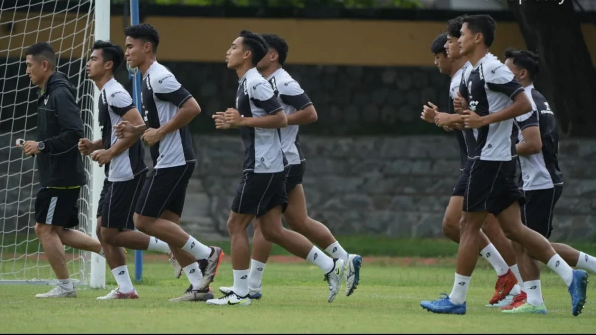 Latihan Timnas Indonesia Jelang Laga Kontra Filipina. Sumber : PSSI