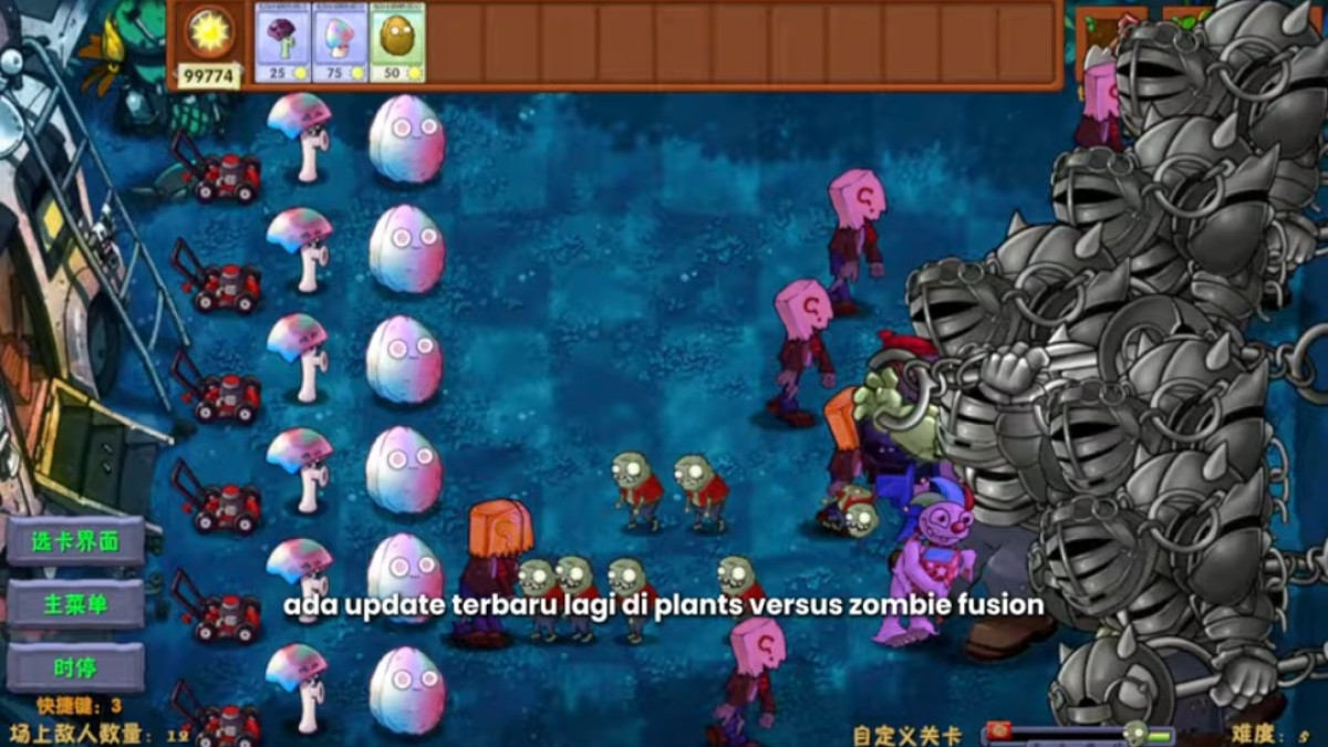 Update Plants vs Zombies Fusion Versi 2.1.7 Ada Tanaman Fusion Baru Nih, Cuy!