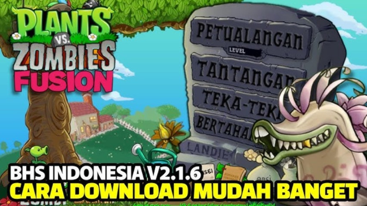 Cara Download PVZ Fusion versi 2.1.6 Bahasa Indonesia