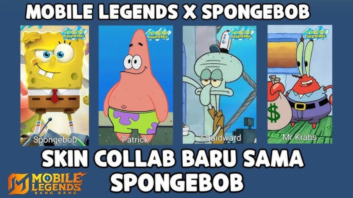 Viral! Kolaborasi Mobile Legends x SpongeBob, Beneran atau Cuma Halu?