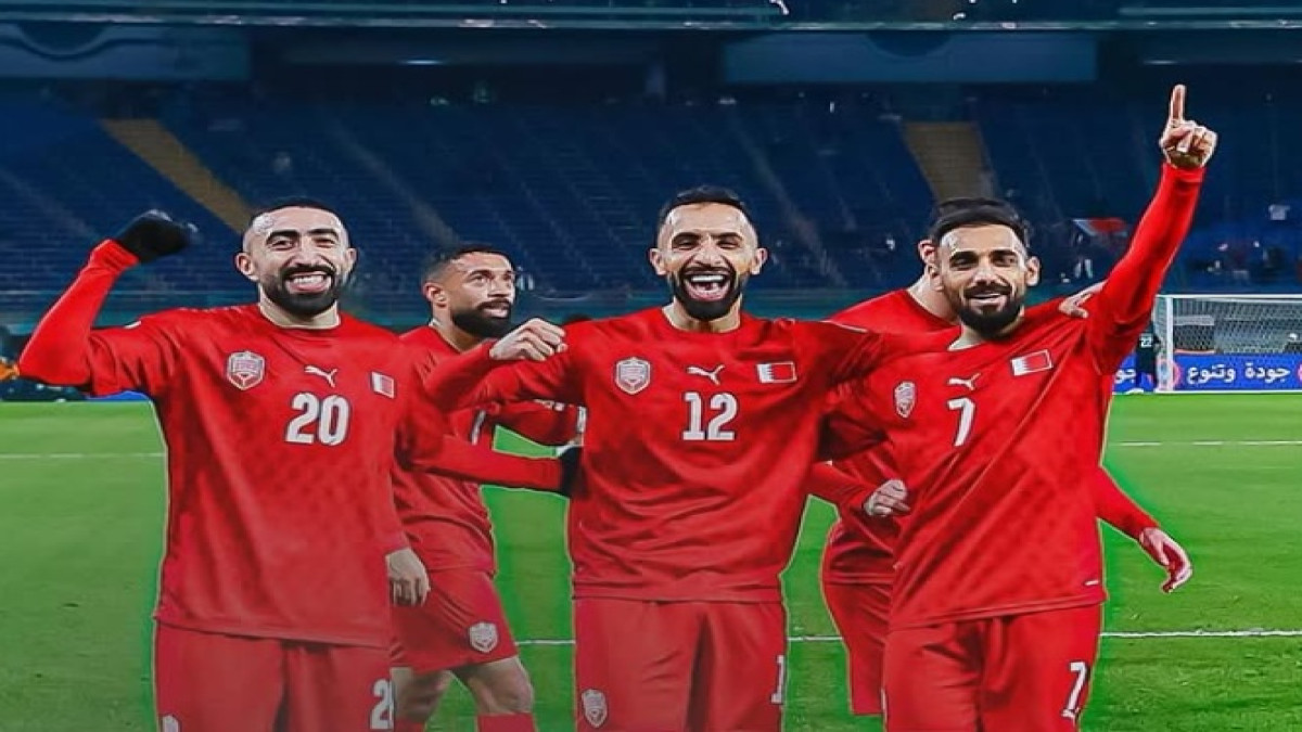 Timnas Bahrain menang 2-0 atas Irak di Gulf Cup 2024. (Foto: Instagram/bahrainnt)