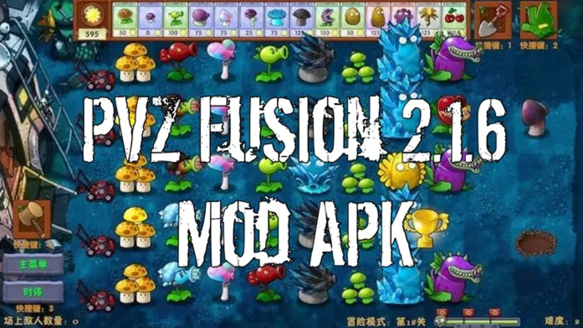 Download Plants vs Zombies Fusion Mod Apk Versi 2.1.6 Untuk Android