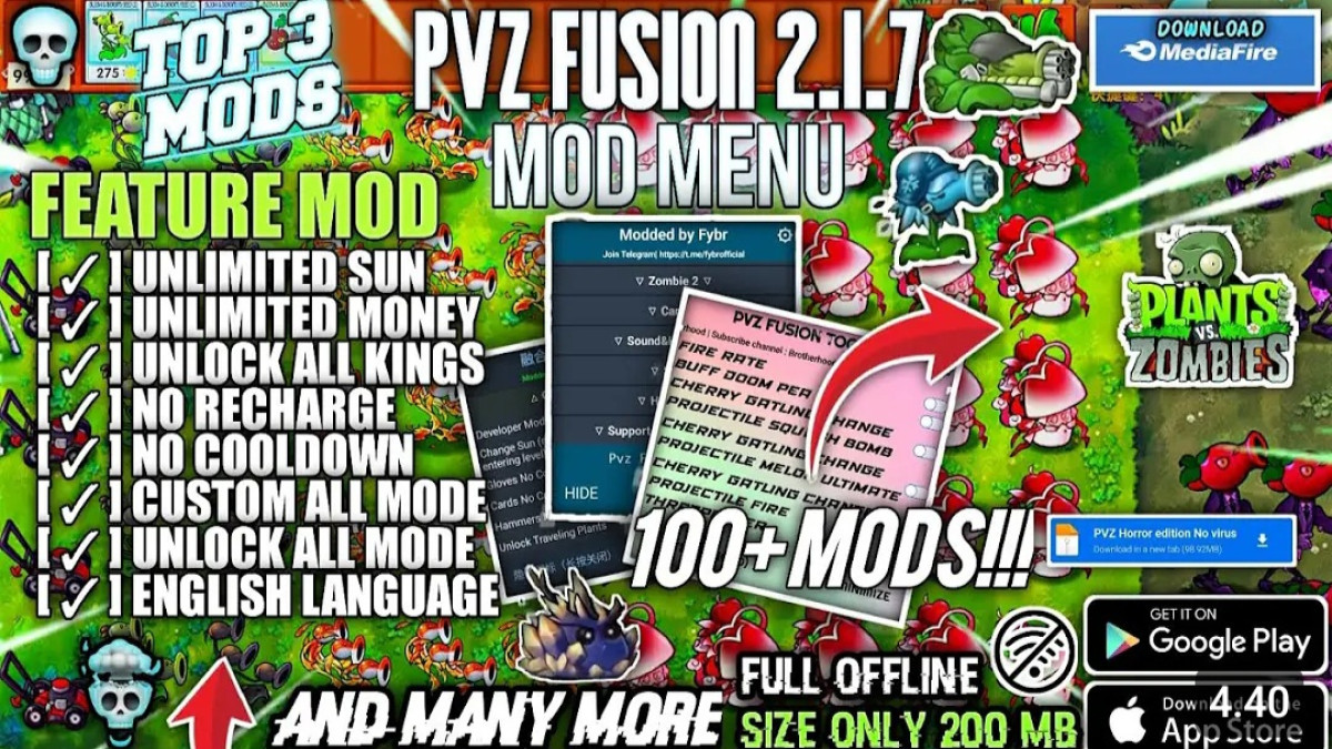 Download Plant vs Zombies Fusion 2.1.7 MOD APK: Install Gampang!