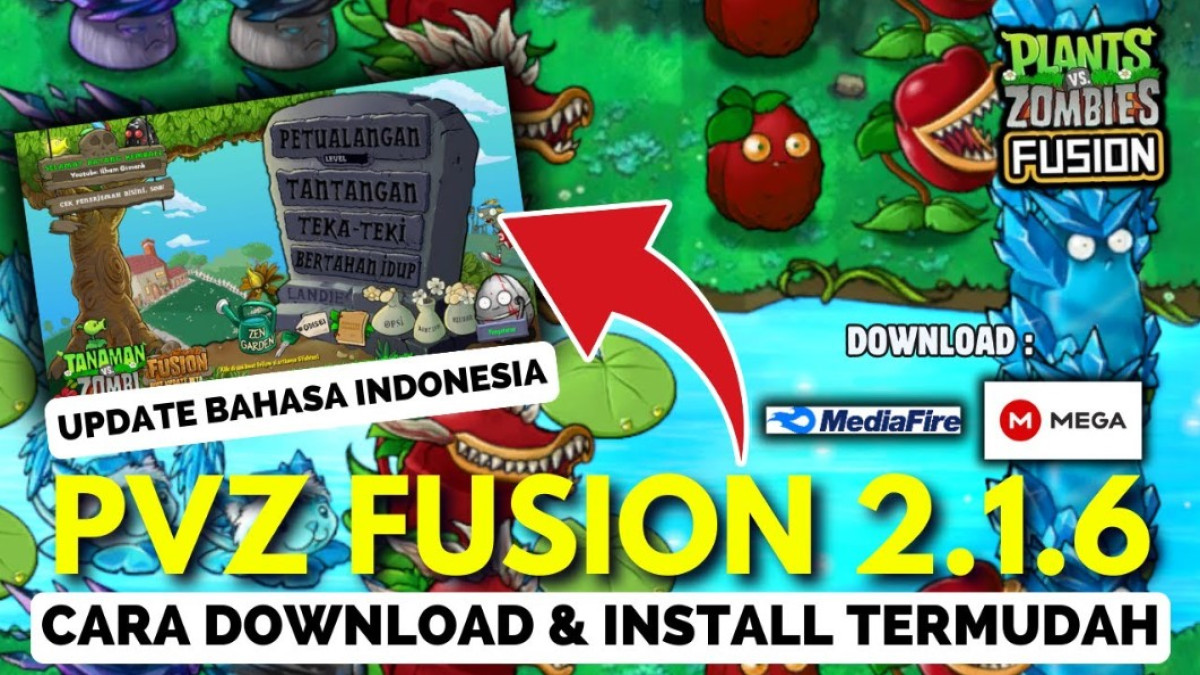 Link Download PVZ Fusion 2.1.6 bahasa indonesia untuk PC dan Android