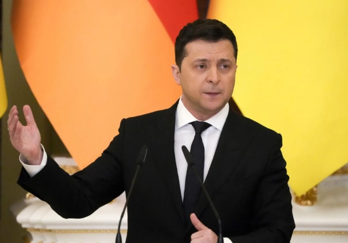 Volodymyr Zelensky. (Sumber Foto: Los Angeles Times)