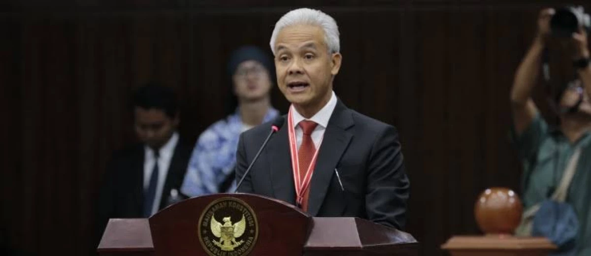 Kontroversi Statement Ganjar Pranowo dalam Sidang MK yang Bikin Geram Netizen (Sumber Foto Mahkamah Kontitusi RI)