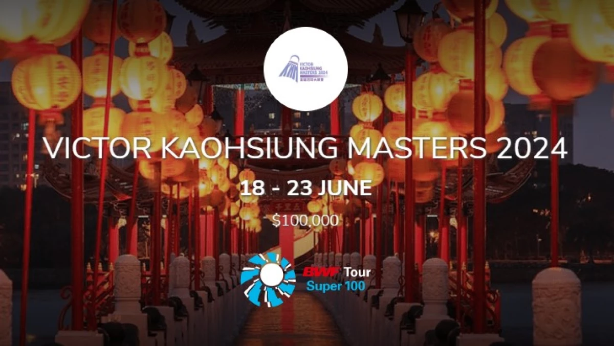 Jadwal Kaohsiung Masters 2024 Kamis, 20 Juni 2024: 10 Wakil Indonesia Bertanding di Babak 16 Besar