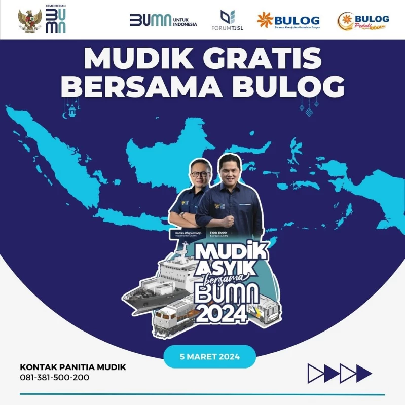 Program Mudik Gratis Bulog 2024