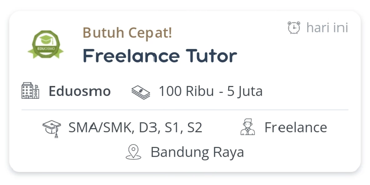 Loker terbaru