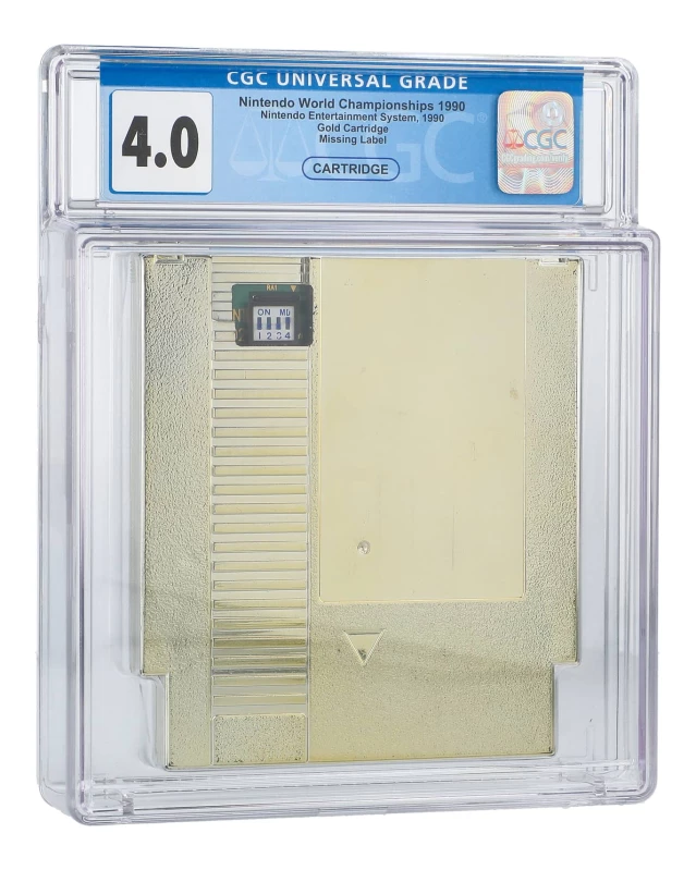 gold Nintendo cartridge