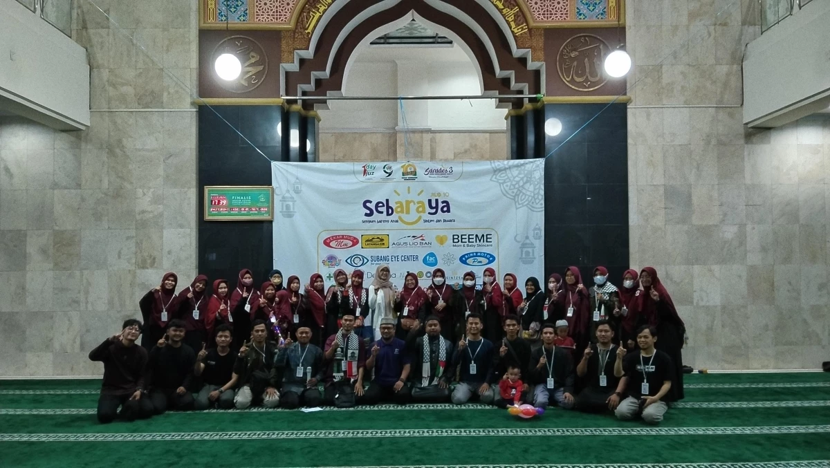 Komunitas One Day One Juz Subang Sukses Gelar Acara Senyum Bareng 1000 Anak Yatim & Dhuafa.