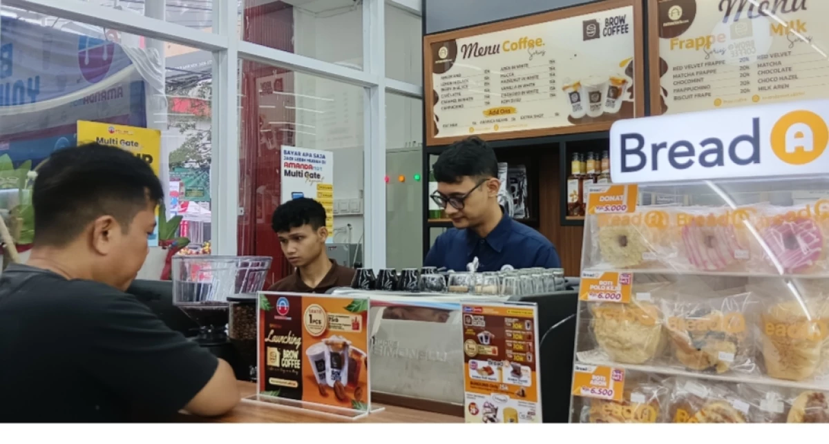 KONSEP BARU: AMANDAmart Pujasera Subang mengusung konsep Coffee Shop dan Bakery. (Zaenal Abidin/Pasundan Ekspres)